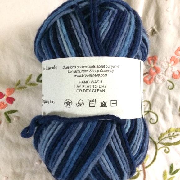 Lanaloft LL79W Worsted Weight Dyelot 028 Wool Blue Cascade Yarn Skein 160 yards - Picture 3 of 5